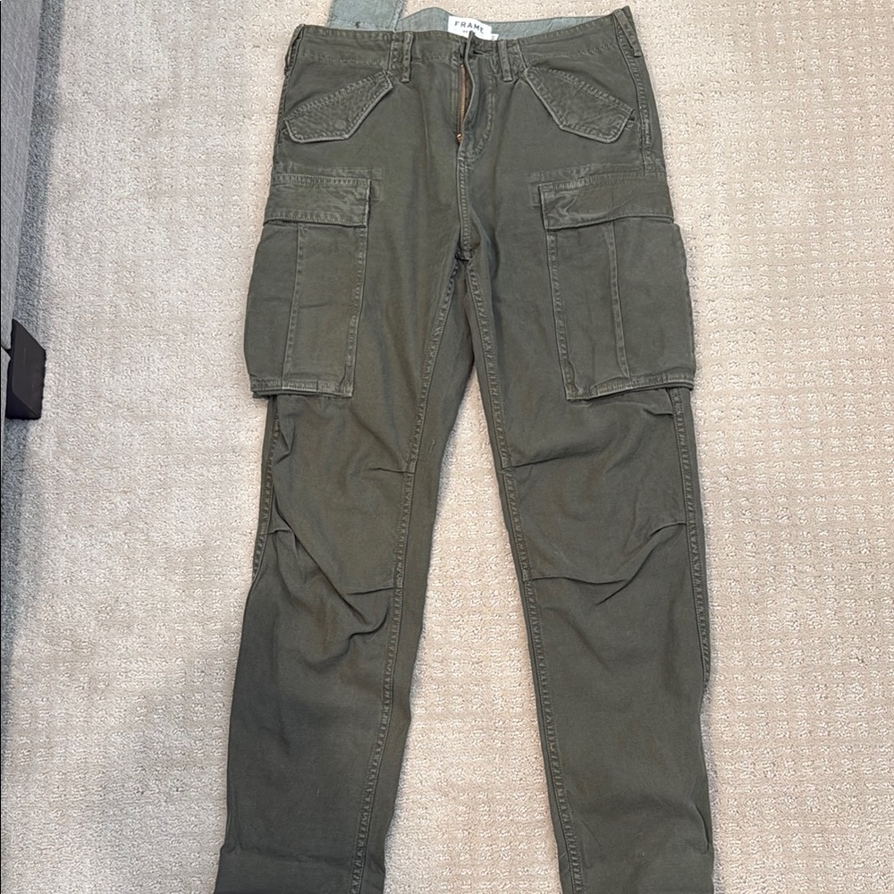 Frame Denim Green Cargo Pants Women’s Size 2